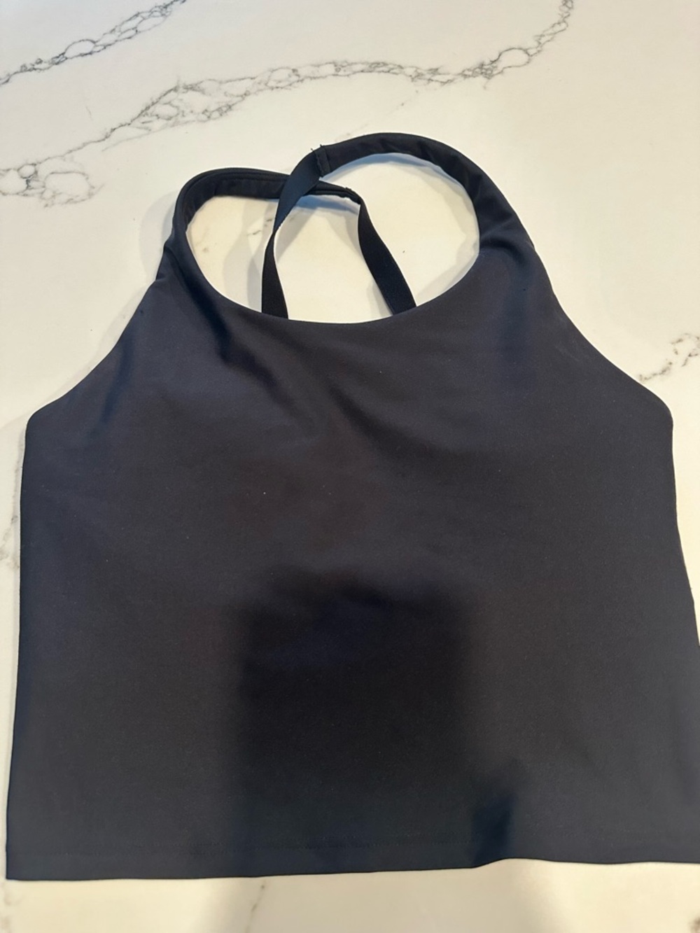 Old Navy Black Active PowerSoft Sports Bra with Adjustable Straps